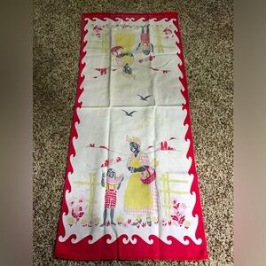 Vintage Black Americana Tea Towel